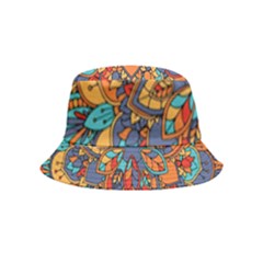 Mandala Pattern 5 Bucket Hat (kids) by designsbymallika