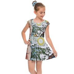 The Illustrated Alphabet - C - By Larenard Kids  Cap Sleeve Dress by LaRenard