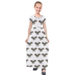 Friend Of My Better Days - White - By Larenard Kids  Short Sleeve Maxi Dress by LaRenard