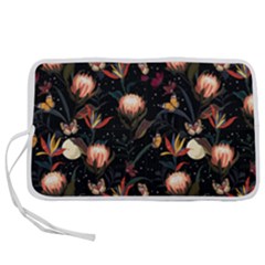 Seamless Garden Pattern Pen Storage Case (l) by designsbymallika