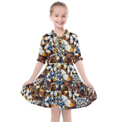 Butterfly Blaster - By Larenard Kids  All Frills Chiffon Dress by LaRenard