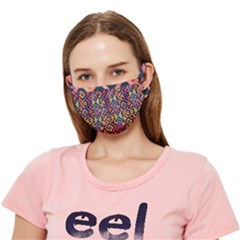 Square Pattern 2 Crease Cloth Face Mask (adult) by designsbymallika