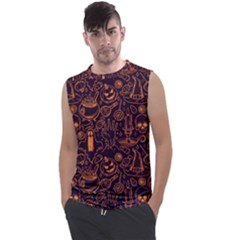 Halloween Pattern 5 Men s Regular Tank Top by designsbymallika