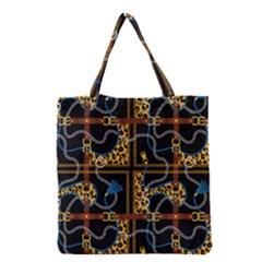 Chains Pattern Grocery Tote Bag