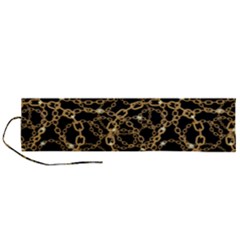Chains Pattern 4 Roll Up Canvas Pencil Holder (l) by designsbymallika