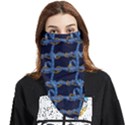 Blue Belt Face Covering Bandana (Triangle) View1