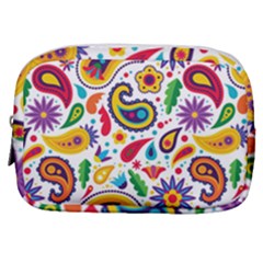 Baatik Print Make Up Pouch (small) by designsbymallika