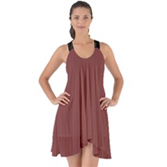 Brandy Brown - Show Some Back Chiffon Dress by FashionLane