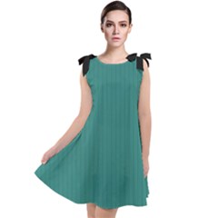 Celadon Green - Tie Up Tunic Dress by FashionLane
