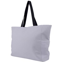 Cloudy Grey - Simple Shoulder Bag by FashionLane