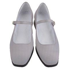 Cloudy Grey - Women s Mary Jane Shoes