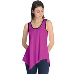 Dark Carnation Pink - Sleeveless Tunic by FashionLane