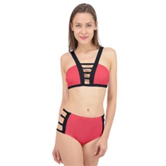 Red Salsa - Cage Up Bikini Set by FashionLane