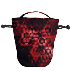 Buzzed Drawstring Bucket Bag by MRNStudios