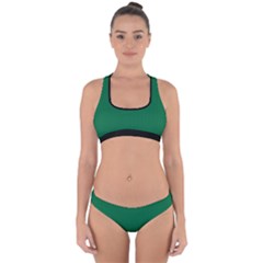 Cadmium Green - Cross Back Hipster Bikini Set by FashionLane