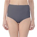 Carbon Grey - Classic High-Waist Bikini Bottoms View1