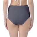Carbon Grey - Classic High-Waist Bikini Bottoms View2
