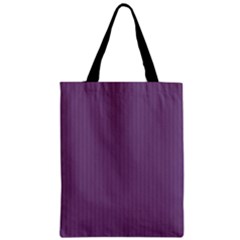 Chinese Violet - Zipper Classic Tote Bag by FashionLane
