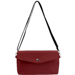 Chili Oil Red - Removable Strap Clutch Bag
