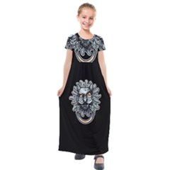 Knock Knock - Black - By Larenard Kids  Short Sleeve Maxi Dress by LaRenard