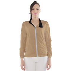 Wood Brown - Women s Windbreaker