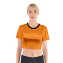 Turmeric Orange - Cotton Crop Top View1