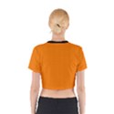 Turmeric Orange - Cotton Crop Top View2