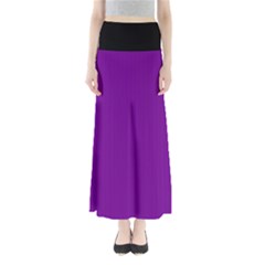 Violet Purple - Full Length Maxi Skirt by FashionLane