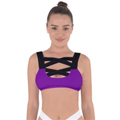 Violet Purple - Bandaged Up Bikini Top by FashionLane