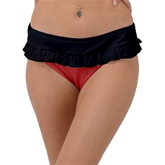 Valentine Red - Frill Bikini Bottom by FashionLane