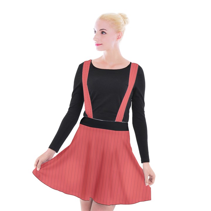 Valentine Red - Suspender Skater Skirt