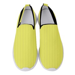 Unmellow Yellow - Women s Slip On Sneakers by FashionLane