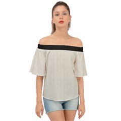 Alabaster - Off Shoulder Short Sleeve Top by FashionLane