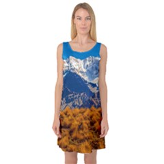 Aconcagua Park Landscape, Mendoza, Argentina Sleeveless Satin Nightdress by dflcprintsclothing