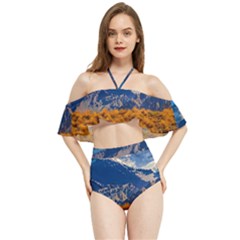 Aconcagua Park Landscape, Mendoza, Argentina Halter Flowy Bikini Set  by dflcprintsclothing