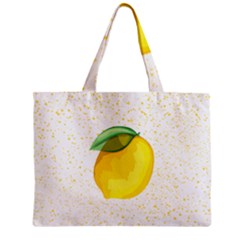 Illustration Sgraphic Lime Orange Zipper Mini Tote Bag