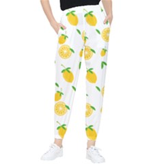 Illustrations Lemon Citrus Fruit Yellow Tapered Pants by Alisyart