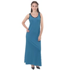 Blue Moon - Sleeveless Velour Maxi Dress by FashionLane