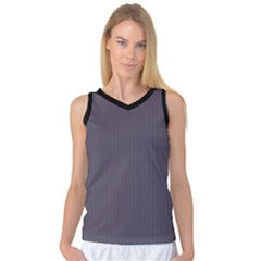 Dark Smoke Grey - Women s Basketball Tank Top by FashionLane