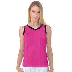 Deep Hot Pink - Women s Basketball Tank Top by FashionLane