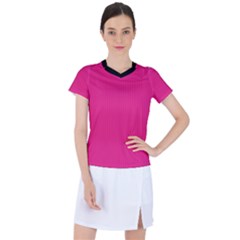 Deep Hot Pink - Women s Sports Top by FashionLane