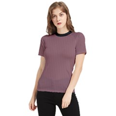 Dull Purple - Women s Short Sleeve Rash Guard by FashionLane