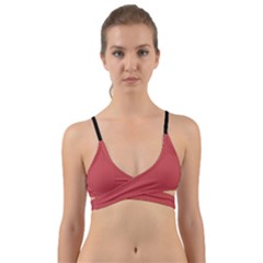 English Vermillion - Wrap Around Bikini Top by FashionLane