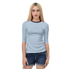 Beau Blue - Quarter Sleeve Raglan Tee