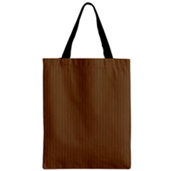 Coyote Brown - Zipper Classic Tote Bag by FashionLane