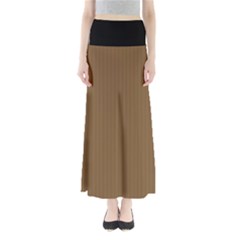 Coyote Brown - Full Length Maxi Skirt by FashionLane