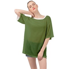 Crocodile Green - Oversized Chiffon Top by FashionLane