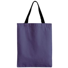 Flint Grey - Zipper Classic Tote Bag by FashionLane