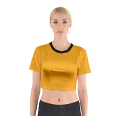 Fire Orange - Cotton Crop Top by FashionLane