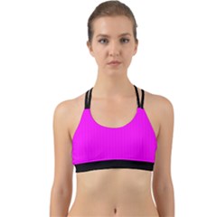 Fuchsia Pink - Back Web Sports Bra